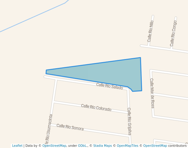 walking in Parque Haciendas map in Ciudad Río Bravo