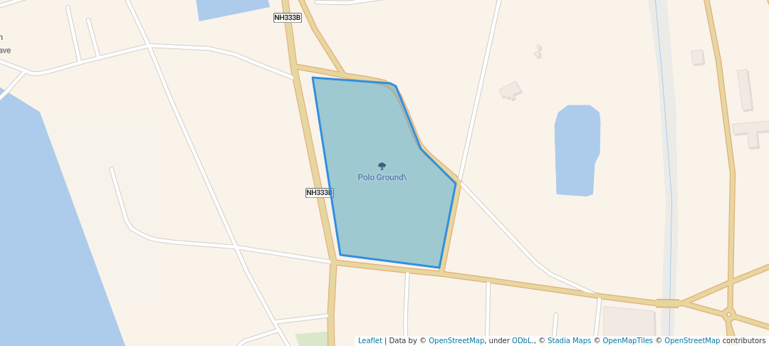 walking in Polo Ground\ map in Munger