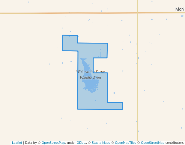 walking in Whitewater Draw Wildlife Area map in McNeal