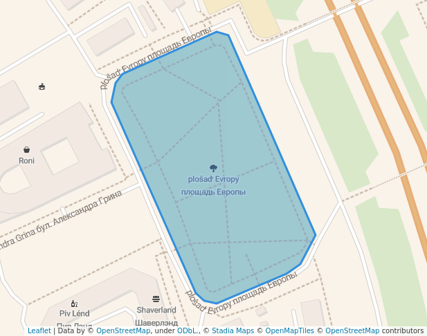 площадь Европы