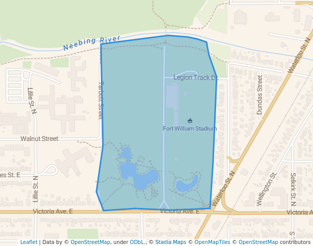 walking in Soroptimist International Friendship Gardens map in Thunder Bay
