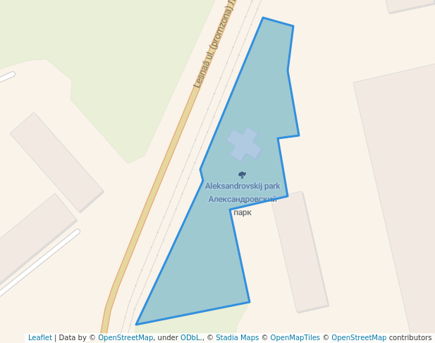 walking in Александровский парк map in Biysk