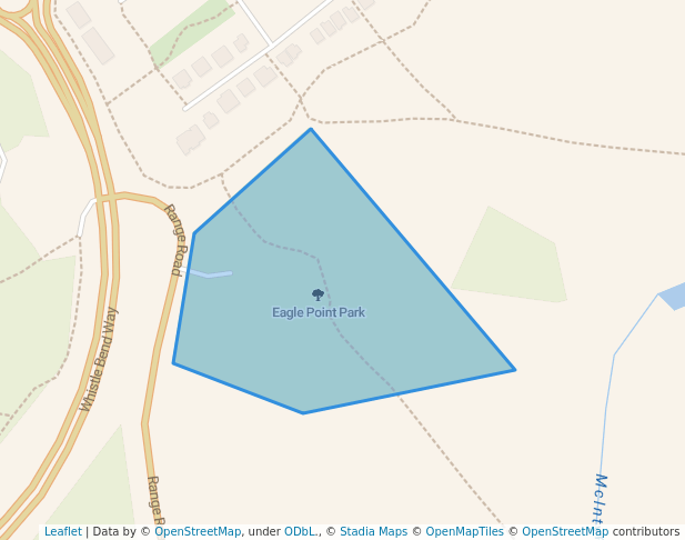 walking in Eagle Point Park map in Whitehorse