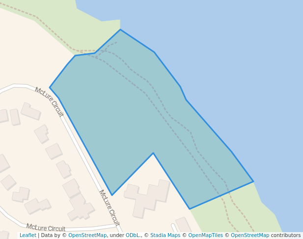 walking in Leo Barry Park map in Jindabyne