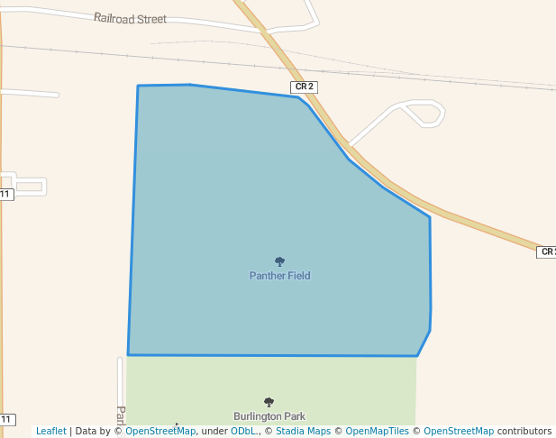 walking in Panther Field map in Hampshire