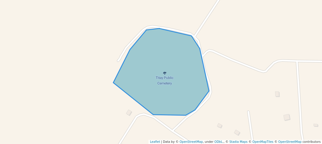 walking in Titay Public Cemetery map in Titay