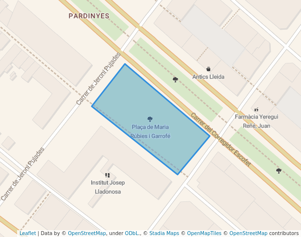 Plaça de Maria Rúbies i Garrofé