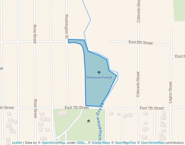 walking in Sherwood Forest map in Craig