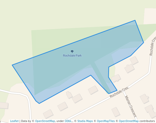 Rochdale Park in Kingston | Map and Routes