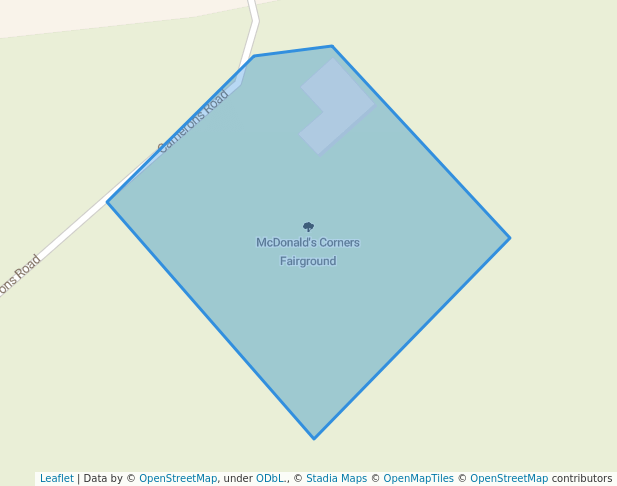 walking in McDonald's Corners Fairground map in McDonalds Corners