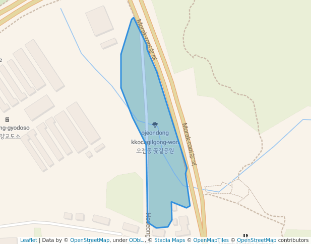 오전동 꽃길공원