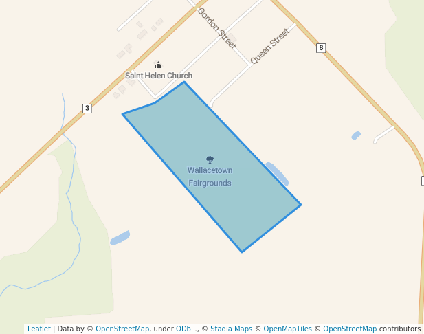 walking in Wallacetown Fairgrounds map in Wallacetown