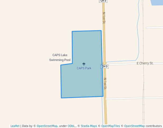 walking in CAPS Park map in Chatsworth