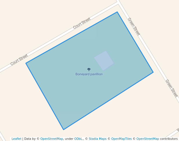 walking in Boneyard pavillion map in Swainsboro