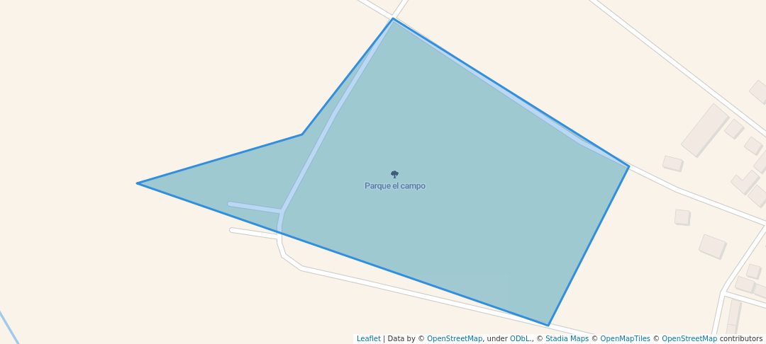 walking in Parque el campo map in Fray Bartolomé de las Casas