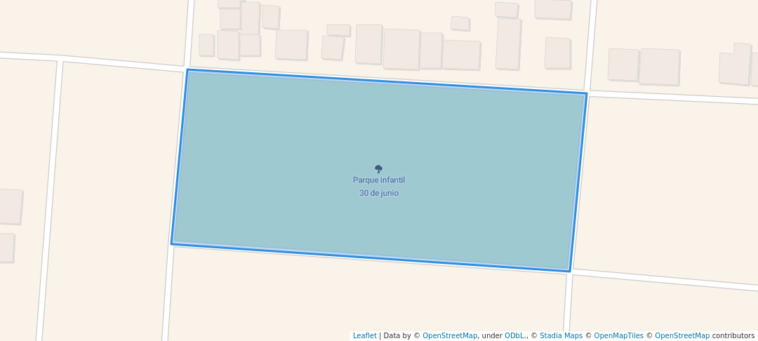 walking in Parque infantil 30 de junio map in Fray Bartolomé de las Casas
