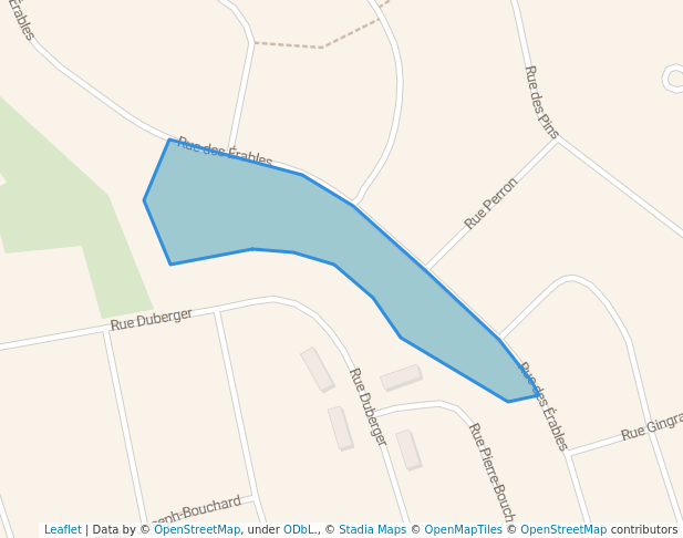 walking in Parc des érables map in Saguenay