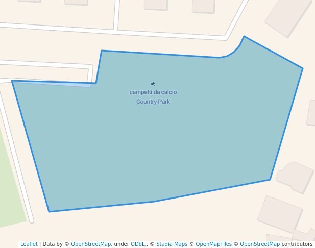 walking in Parco pubblico Country Park map in Country Park
