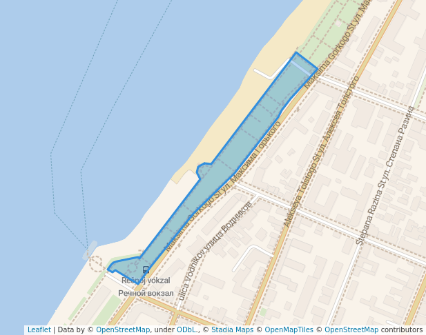 Набережная реки Волга 3-я очередь