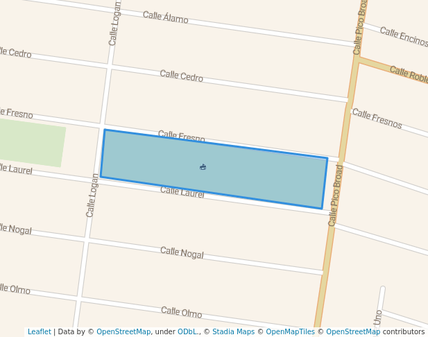 walking in Parque Girasoles 3 map in Reynosa