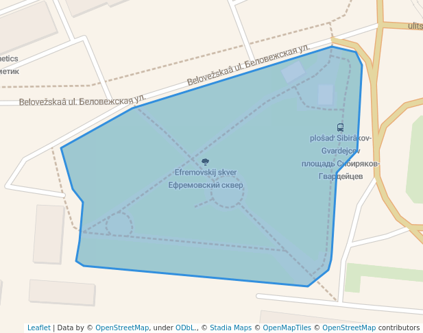 Ефремовский сквер