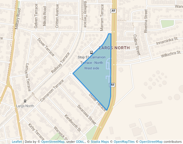 Largs North Reserve in Largs North | Map and Routes