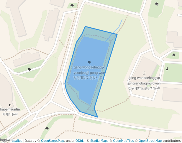 강원대학교 연적지 공원