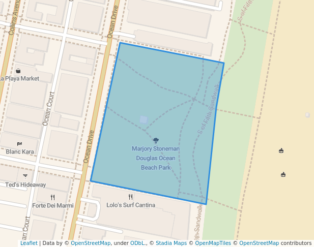 Marjory Stoneman Douglas Ocean Beach Park