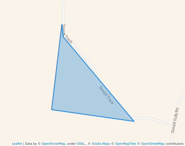walking in Holcombe I85 Bushland Reserve map in Musk
