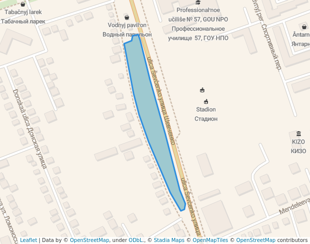 Аллея Шевченко