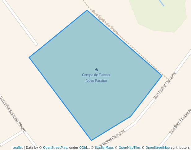 walking in Praça Novo Paraíso map in Cuiabá