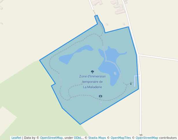 walking in Zone d'Immersion temporaire map in Tournai