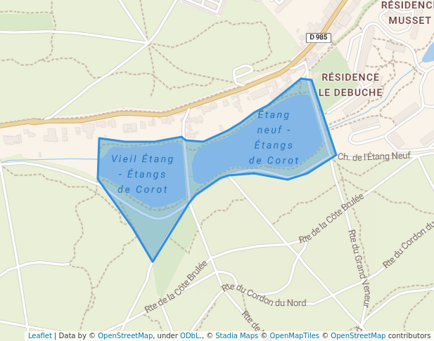 Parc des étangs de Corot