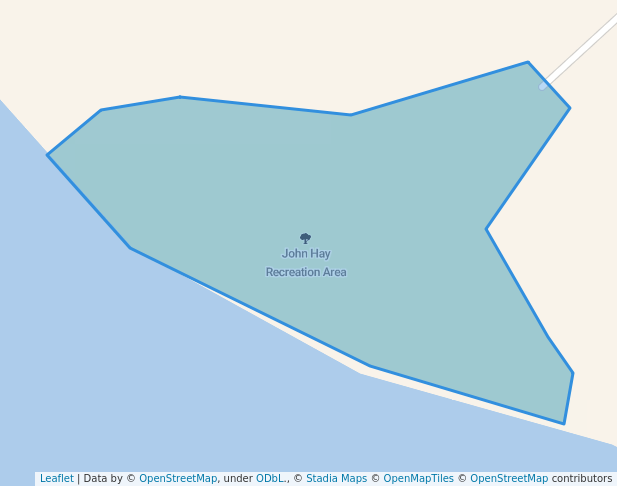 walking in John Hay Recreation Area map in Hull
