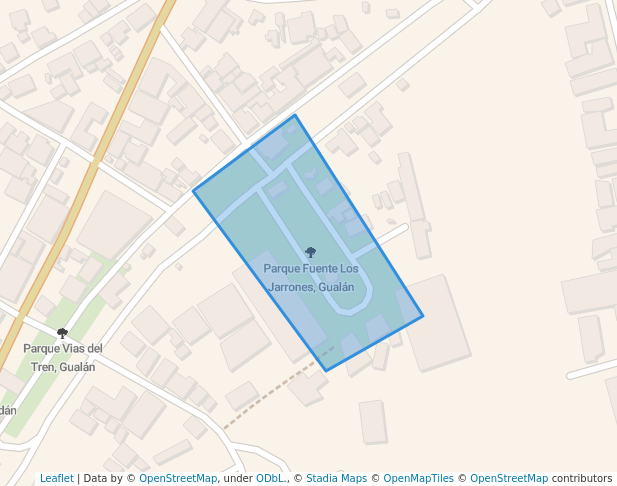 walking in Parque Fuente Los Jarrones, Gualán map in Gualán