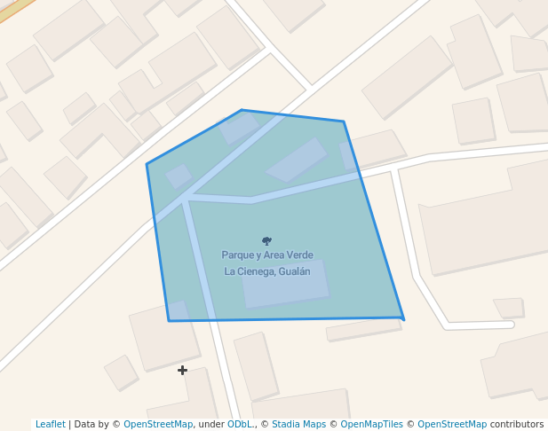 walking in Parque y Area Verde La Cienega, Gualán map in Gualán