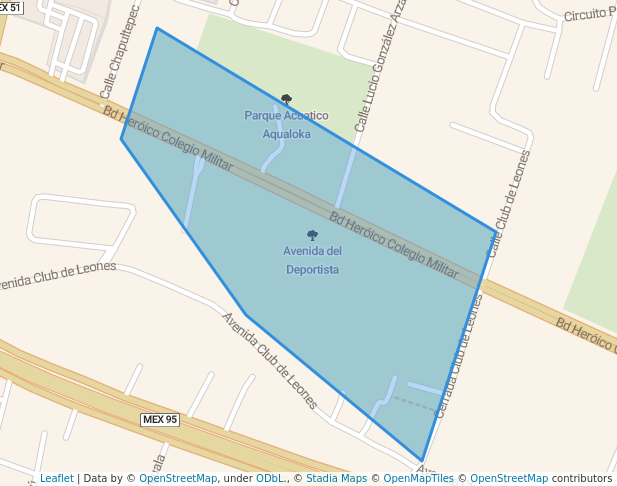 walking in Avenida del Deportista map in Iguala de la Independencia