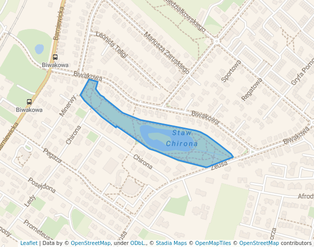Park Chirona in Gdańsk | Map and Routes