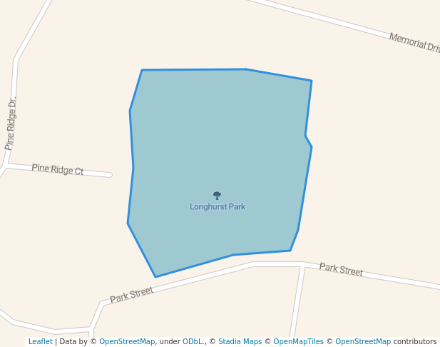 walking in Longhurst Park map in Roxboro