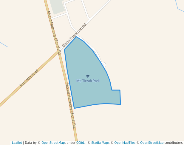 walking in Mt. Tirzah Park map in Rougemont