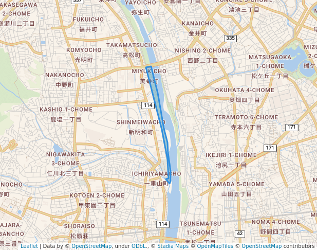 武庫川河川敷公園