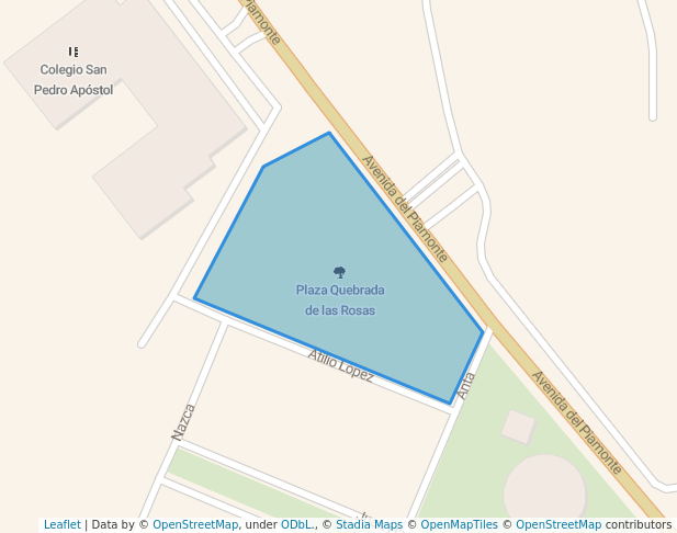 Plaza Quebrada de las Rosas