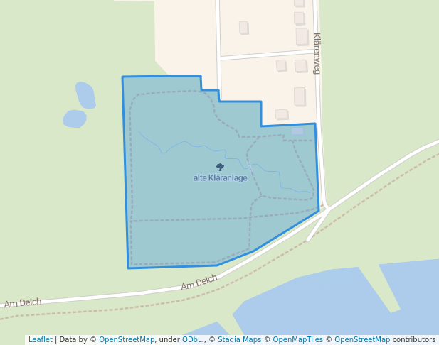 walking in alte Kläranlage map in Wittenberge
