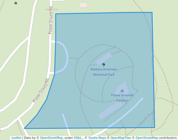 walking in Barbara Antonsen Memorial Park map in Sedona