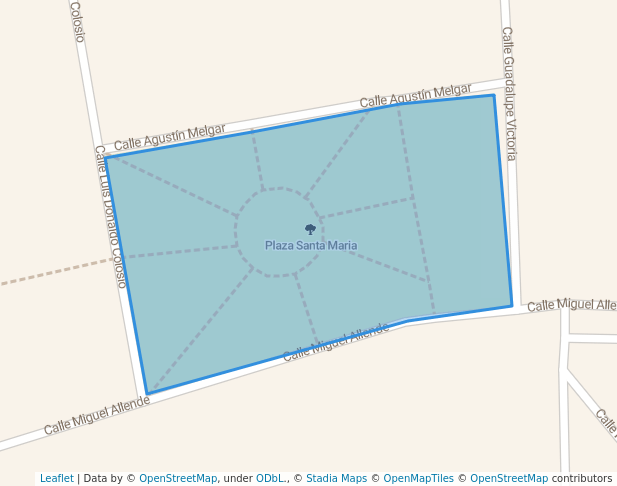 walking in Plaza Santa Maria map in Ciudad Fernández