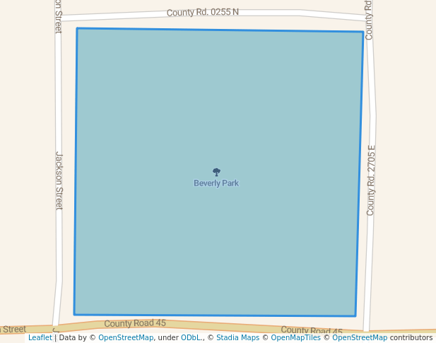 walking in Beverly Park map in Barry