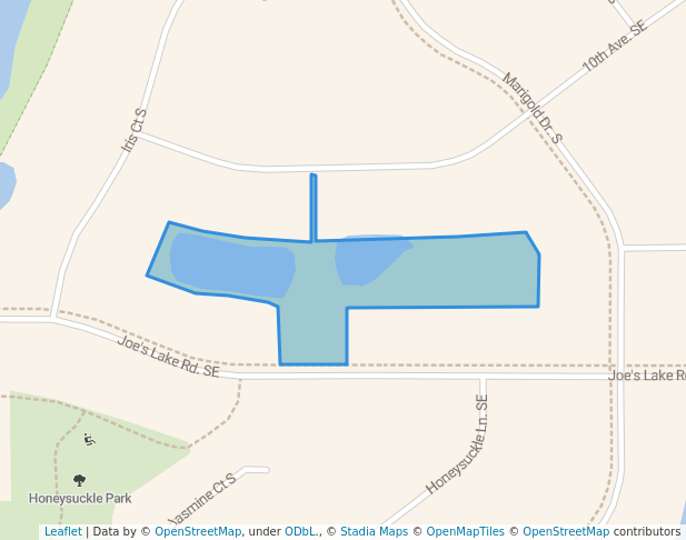 walking in Silver Oak Park map in Cambridge