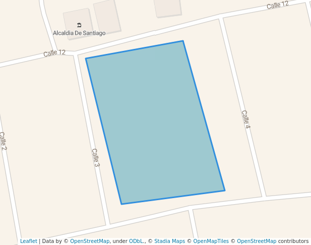 walking in Clup los Robles map in Santiago De Los Caballeros