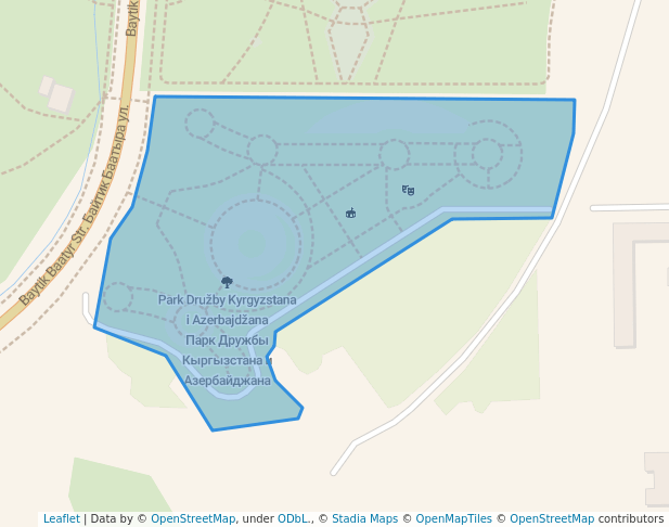 Парк Дружбы Кыргызстана и Азербайджана