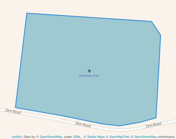 walking in Westway map in Canutillo